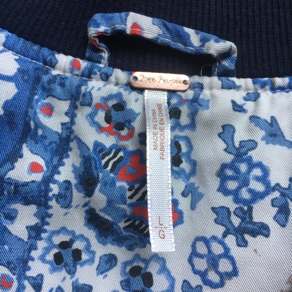 Free People Quilted Paisley Bomber Jacket - Picture 6 of 9